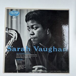 Sarah Vaughan Self-Titled EmArcy MG 36004 Blue Drummer Label Jazz LP Record 1955